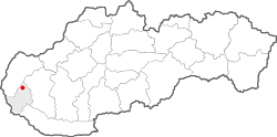 mapa regiónu Bratislava