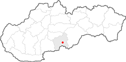mapa regiónu Novohrad