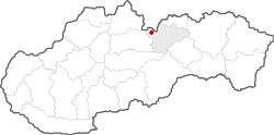 mapa regiónu Tatry