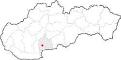 mapa regiónu Hont